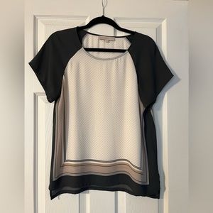 🌚⚜️EUC Handkerchief Print Short Sleeve Blouse ⚜️ 🌚